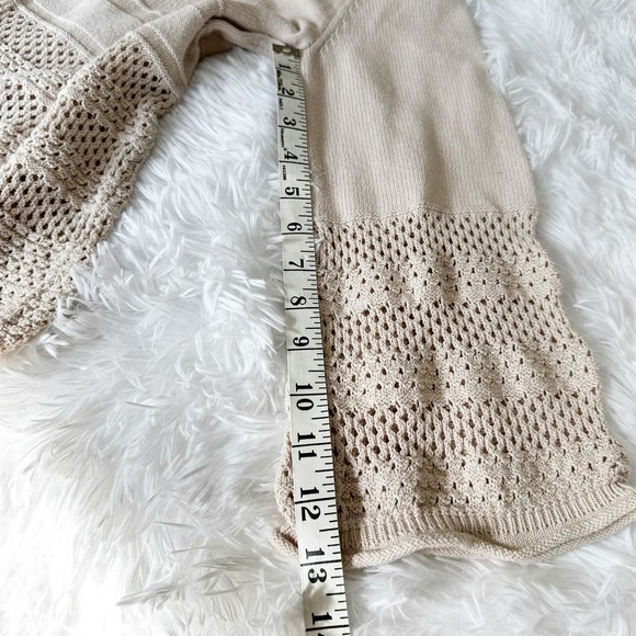 Size M Ann Taylor Loft Knit Cotton Top Light Sweater Medium - Picture 5 of 7